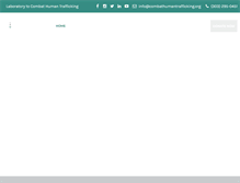 Tablet Screenshot of combathumantrafficking.org